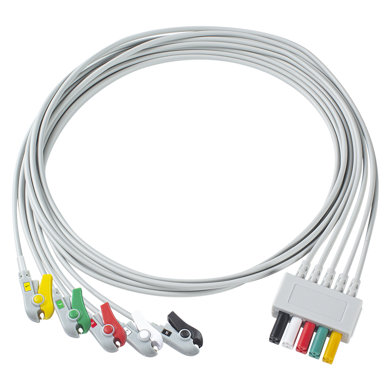 thumbnail image 2 of Alpta 5-Lead Drager Siemens ECG Cable & Leadwire Set - AHA Configuration 2 of 6